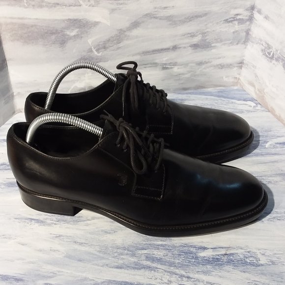 \'Tod\'s Black Leather Oxford Shoes Men US size 7.5 main image 8
